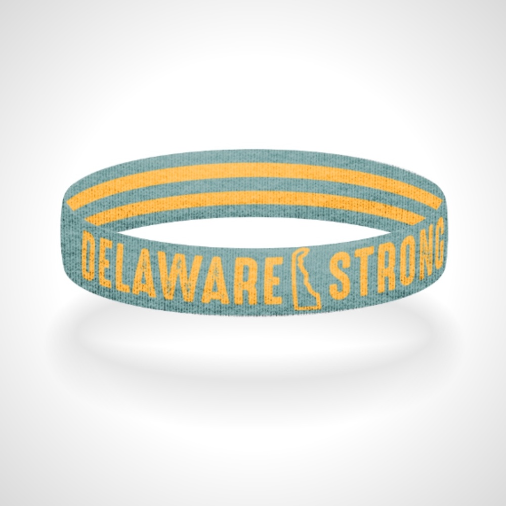 Reversible Delaware Strong Bracelet Wristband